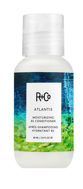 R+Co Atlantis Moisturizing B5 Conditioner bottle delivers deep hydration for dry hair.