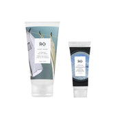 R+Co Cool Wind bottle pour shows easy, frizz-taming styling without heat.