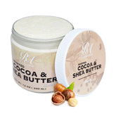 RA COSMETICS Whipped Cocoa & Shea Butter unscented jar for deep hydration