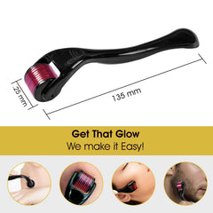 RadBizz derma roller packaging showing included instructions.