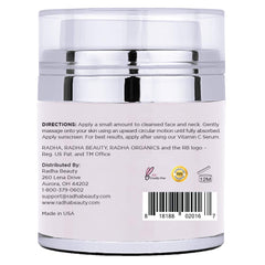 Radha Beauty hyaluronic acid boost close-up for plump, hydrated skin.