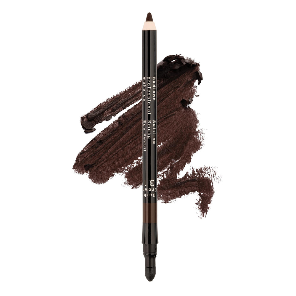 Radiant Professional Makeup eyeliner pencil packaging shows a compact, travel-friendly design.
