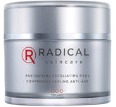 Radical Skincare Age-Defying Exfoliating Pads pack for potent exfoliation and brighter skin