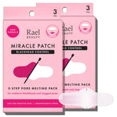 Rael blackhead remover melting sheet in action for smoother pores