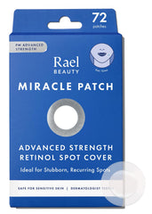 Rael pimple patches hydrocolloid box demonstrates powerful absorbent technology for blemishes.
