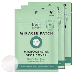 Rael Pimple Patches packaging front for discreet blemish coverage and easy application.