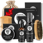 RAFFIN beard-kit-oil-balm: hydrating care for a soft, well-groomed beard