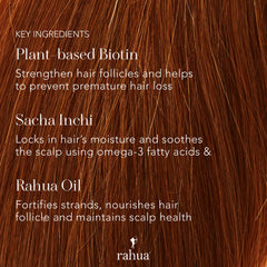 Rahua Enchanted Island Shampoo foam close-up demonstrates soft, sulfate-free cleansing.