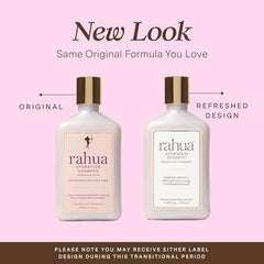 Rahua Hydration Shampoo lather in hand with creamy texture.
