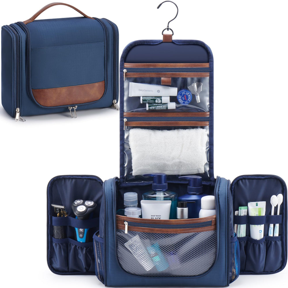 Ralnitote large capacity toiletry bag keeps grooming essentials organized for travel