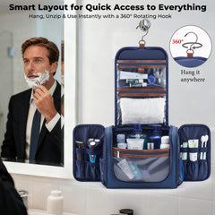 Ralnitote side compartments open wide for quick access to tools