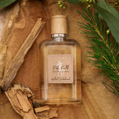 Ralph Lauren Polo Earth bottle label view emphasizing fresh top notes