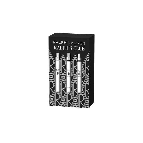 Ralph Lauren Fragrances Ralph's Club discovery set bottle-pour for easy scent sampling on the go.