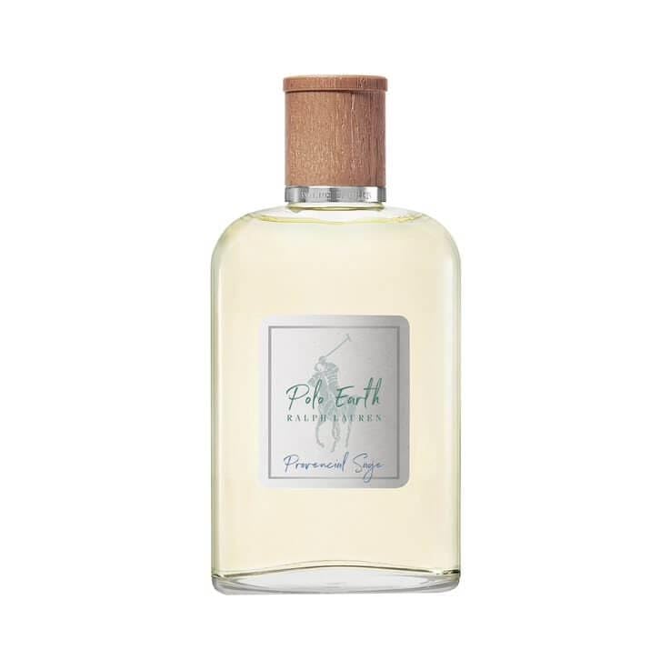 Ralph Lauren Polo Earth Provencial Sage bottle front, presenting fresh citrus and luminous profile.