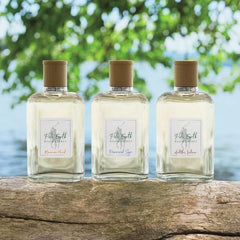 Polo Earth bottle cap and glass shine emphasizing vibrant citrus top notes and lavender nuance