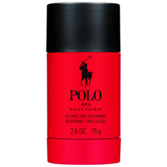 Ralph Lauren Polo Red deodorant stick front view for daily freshness