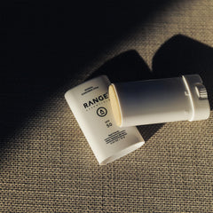 Range Essentials mineral sunscreen stick SPF 50 remains effective while swimming or sweating for up to 80 minutes.