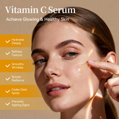 ranmeli Vitamin C Serum texture swirl demonstrates lightweight, non-irritating formula