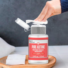 RAPID PROTECTANT cotton-pad application demonstrates mess-free usage.