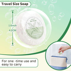 RAQEHO travel-size soap in wallet-friendly pack for on-the-go cleansing.