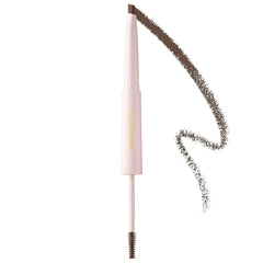 Rare Beauty Brow Harmony pencil close-up showing precise, hair-like strokes for natural brows.