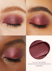 Rare Beauty Compassion eyeshadow swatches showing versatile shade for shading and highlighting.