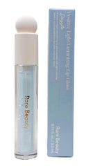 Rare Beauty Dazzle lip gloss bottle showing prismatic shimmer and hydration.