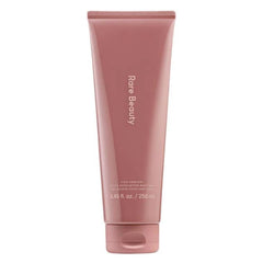 Rare Beauty Find Comfort bottle for exfoliating body wash promotes gentle exfoliation for smoother skin