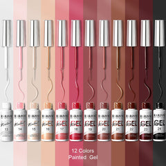 RARJSM 12-color palette bottle closeup demonstrates versatile shades for all seasons.