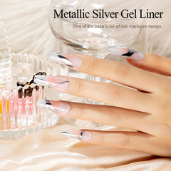 RARJSM built-in thin brush for precise nail art lines and details.