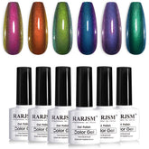 RARJSM chameleon gel bottle closeup showing color-shift potential for manicure