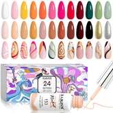 RARJSM gel liner 24 colors bottle for versatile liner art and coloring