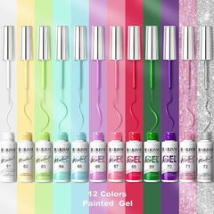 RARJSM gel-liner set blue for bold designs and precise outlines.