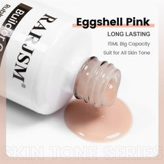 RARJSM nails showcasing enhanced flexibility with rubber base for brittle nails