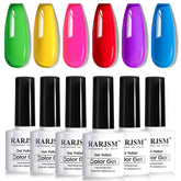 RARJSM Neon Jelly Gel Set bottle close-up with translucent crystal shine.