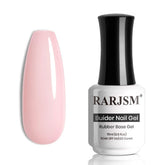 RARJSM pink rubber base bottle on display with a smooth, flexible foundation.