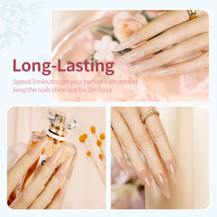RARJSM soft nude pink gel polish for discreet nail color