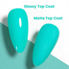 RARJSM turquoise blue gel nail polish in salon setting for easy use