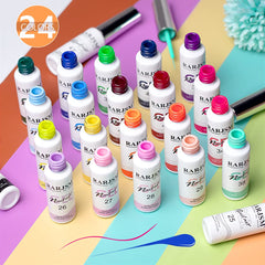 RARJSM diverse color palette with vibrant UV gels.