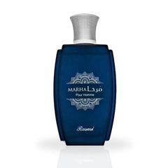 Rasasi Marha bottle front view showing sleek design