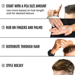 Rascal Original Deluxe Pomade with beeswax and lanolin offers natural grooming benefits