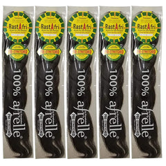 RastAfri pre-stretched silky braiding hair pack, ideal for quick, smooth braiding installs.