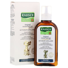 RAUSCH Original Hair Tincture, bouteille 200 ml, stimule le cuir chevelu et favorise une chevelure plus dense.