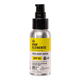 Raw Elements Face + Body Serum SPF 50 front bottle for daily protection