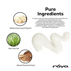 RAYA HA + Collagen Serum pump dispense demonstrating easy application.