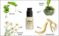 RAYA Skin Refining Concentrate ingredients with Fucus Spirulina for renewal.