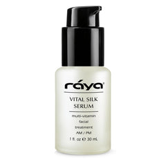 RAYA Vital Silk Serum bottle closed, ready for daily non-greasy hydration.