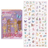 Rayzoq pre-cut tattoos featuring butterflies, mermaids, and unicorns for magical party moments.