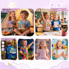 Rayzoq six sheets totaling 102 designs for quick gift and party favors.