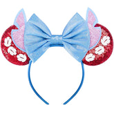 RAZKO Minnie ears headband with stitch red ears for festive cosplay